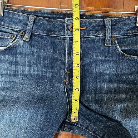 Lucky Brand Lolita Skinny Frayed Distressed Cropped Jeans Mid Rise Size 8 - Picture 7 of 12